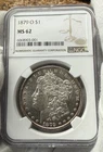 1879-O $1 Morgan Silver Dollar - NGC MS62