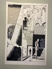 THE OVERMAN ORIGINAL COMIC ART PAGE BY SHANE WHITE 1992! RARE EARLY VERSION
