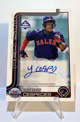 2025 Topps Pro Debut - Yoeilin Cespedes #PD-28 Autographs (AU, RC)