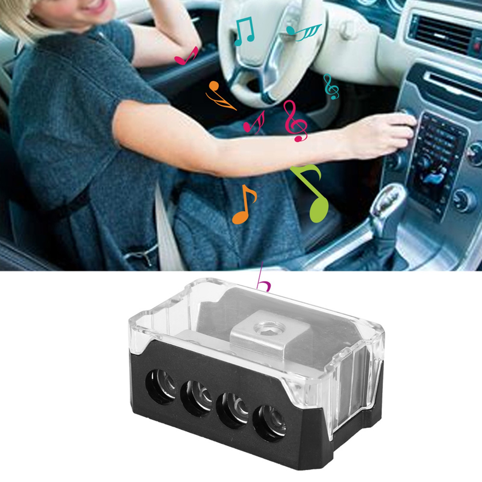 Power Distribution Block Premium Splitter For Car Audio System