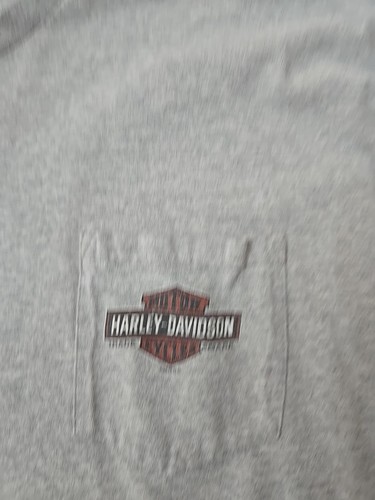 Harley-Davidson Mens Gray Long Sleeve T-Shirt Size 4XL N. Hudson, In KERSTING'S - Picture 2 of 6