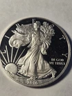 2016 Silver Eagle Proof $1 Dollar 1oz Lightly Circulated .999 -No Box or COA.