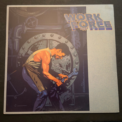Work Force~1989 Self-Titled LP~Gold Stamp Promo With Printed Inner Sleeve~Vinyl