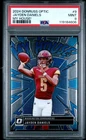 2024 PANINI DONRUSS OPTIC MY HOUSE! #9 JAYDEN DANIELS ROOKIE RC PSA 9