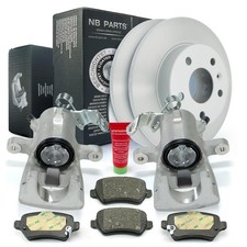 Bremssättel Bremsbeläge Bremsscheiben hinten für Opel Zafira B A05 Van Family B