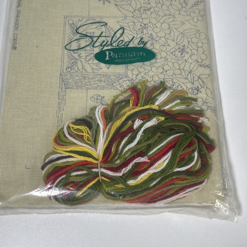 KIT CREWEL PARAGON VINTAGE 1974 SIGILLATO IMMAGINE PIPINI FRAGOLE SELVATICHE #0136 - Foto 5 di 6