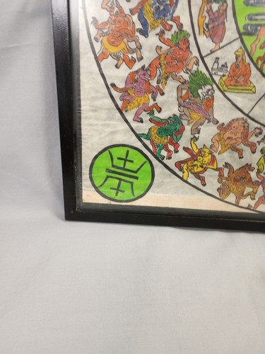 "30-R" a specific mandala within the Buddhist tradition - professionally framed - Picture 7 of 10