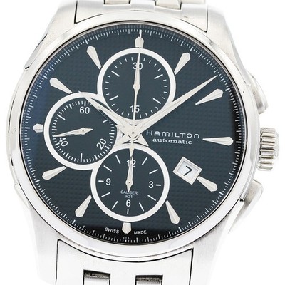 HAMILTON Jazz master H325960 Chronograph Date Black Dial Automatic Men's_950739