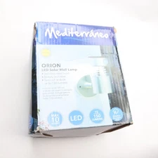 Orion LED Solar Outdoor Wall Cylinder Light Stainless Steel HY07WSR