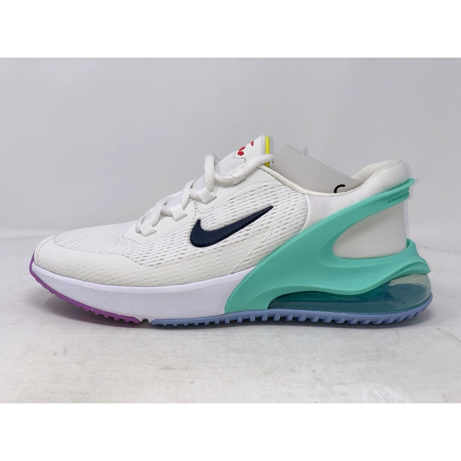 Nike Air Max 270 Go Mint White Sneakers, Size 6Y / 7.5W BNIB DV1968-105