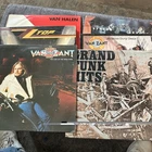Lot Of 6 Classic Rock Vinyl Records ZZ Top Van Halen Grand Funk Lunar Skynard
