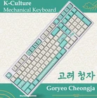 K-Culture Mechanical  Gaming Keyboard Goryeo Cheongja 3 Mode Eng&Kor Layout