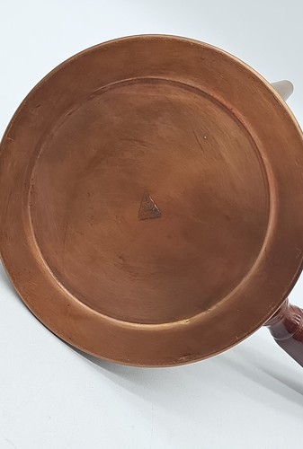 Vintage French Copper Chocolate Coffee Pot Wood Handle Garanti Villedieu - Picture 18 of 24