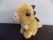 Adventure Planet 7" Lt. Brown Plush Baby Dinosaur Stuffed Animal Toy GUC