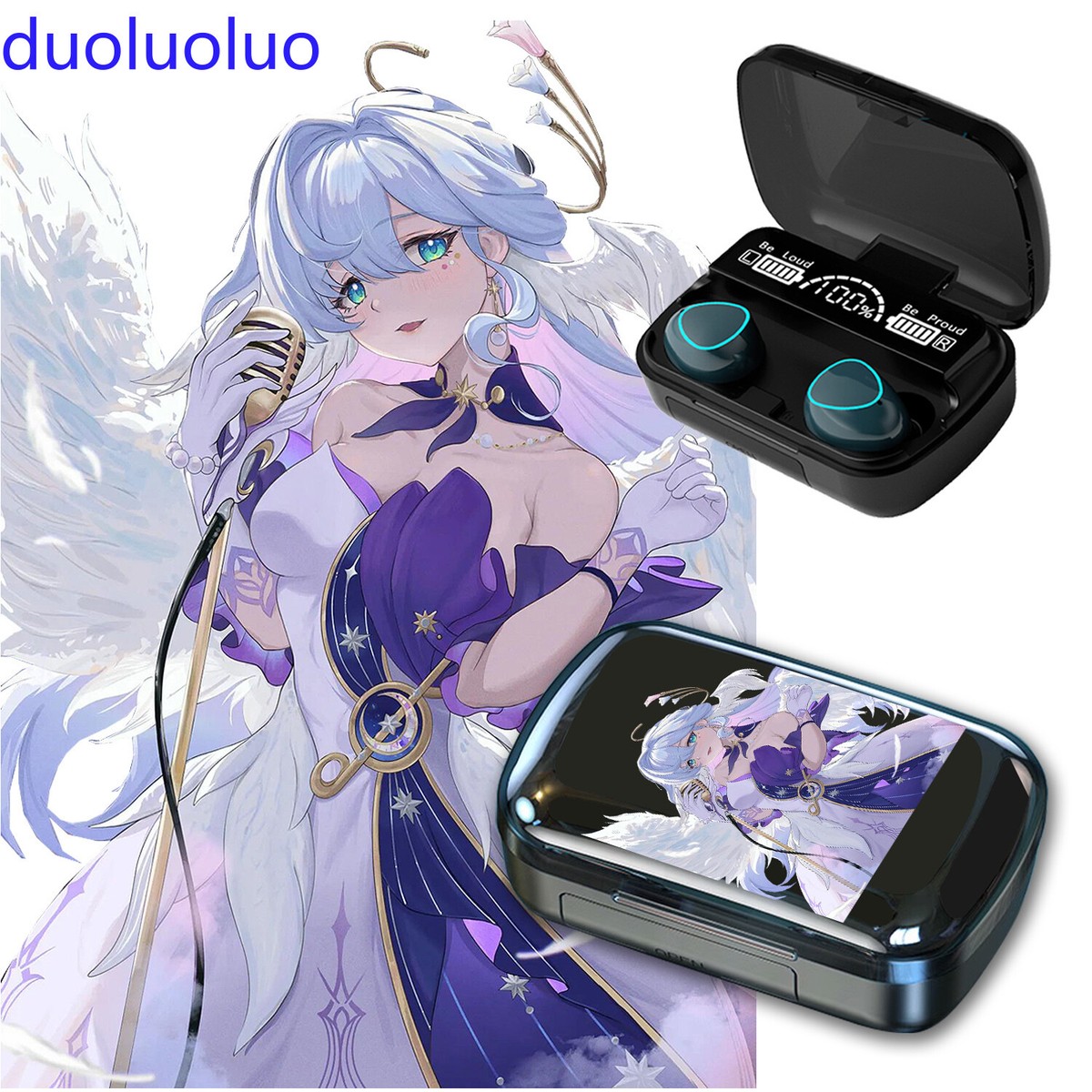 Honkai: Star Rail Robin Anime Wireless Bluetooth Headset Earphones