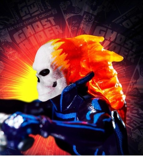 Marvel Mattel Hot Wheels GHOST RIDER with vehicle Exclusive ! - Picture 4 of 6