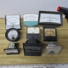 METER  20 uA 50 uA 100 uA 200 uA  500 uA DC   Panel Meter