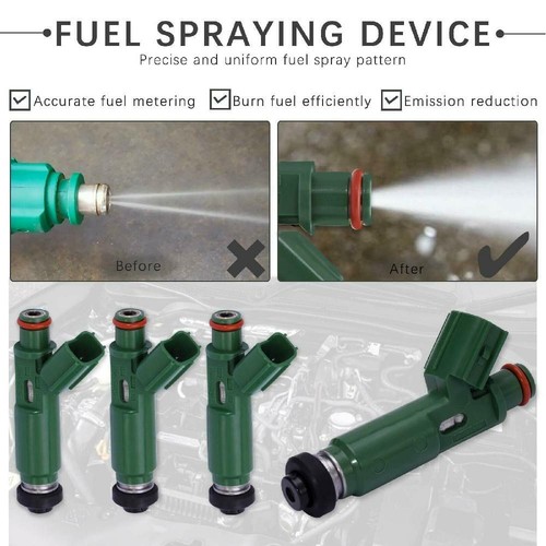 4pcs Fuel Injector For Avensis Celica Corolla Verso MR2 1.8 1ZZ-FE 23250-22040 - Picture 7 of 12