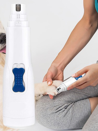 Dog Cat Electric Nail Grooming Grinder Trimmer Clipper Pet File Claw Care Tool - Picture 4 of 11