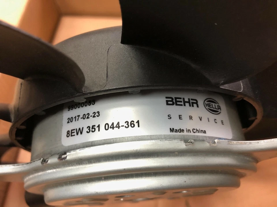 Conjunto de ventilador de radiador Behr Hella para AUDI A4 A5/QUATTRO 8EW351044361 8K0959455R, Foto 3 de 4