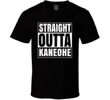 Straight Outta Kaneohe Hawaii City Compton Parody Grunge T Shirt