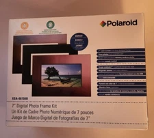 Polaroid 7" digital photo frame kit XSA-00750B - 3 changeable frames