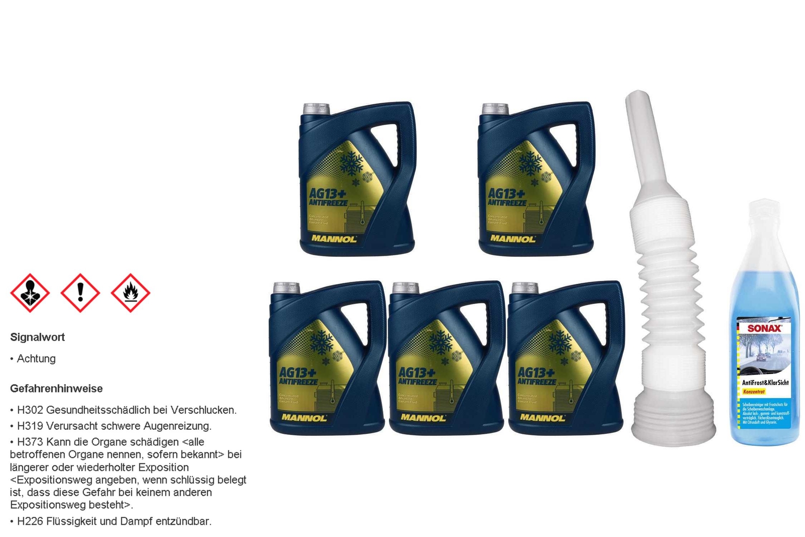 25L Mannol KüHlerfrostschutz Antifreeze AG13+ Advanced Gelb Konzentrat G13+-image