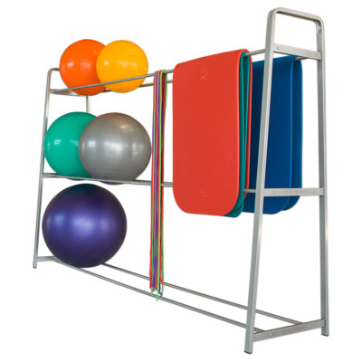 Sport-Tec Ballregal Exklusiv Basismodul/Standregal für Bälle und Matten/HxBxT 18