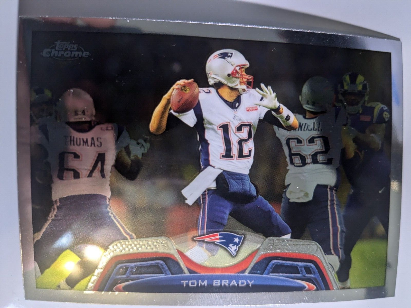 2013 Topps Chrome Football #50 Tom Brady
