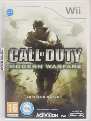 Call of Duty: Modern Warfare Nintendo Wii PAL Reflex Edition Komplett