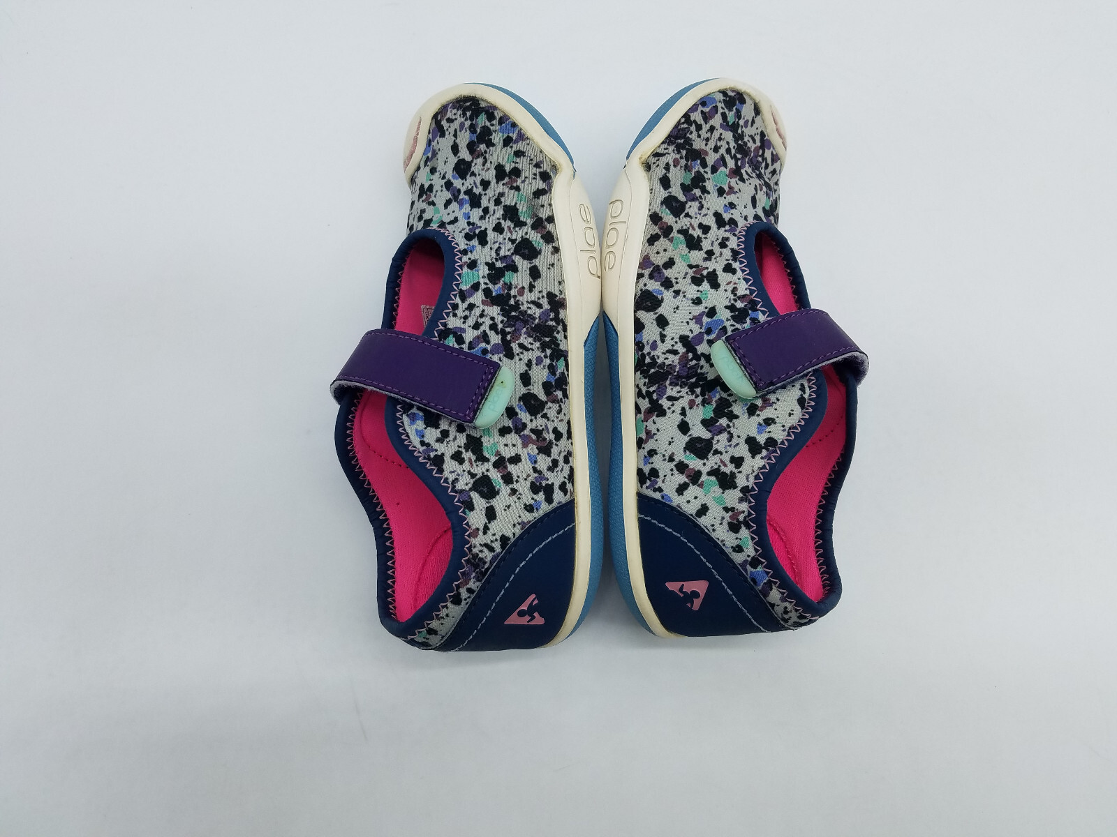 Plae Chloe Youth Girl's Size 11.5 Comfort Running Shoes Navy Gray