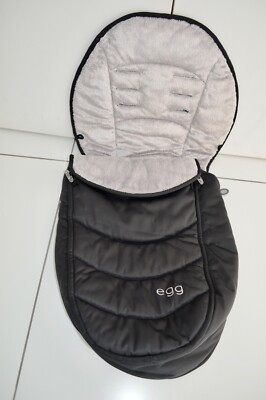 EGG LUXURY BLACK COSY TOES/FOOT MUFF UK