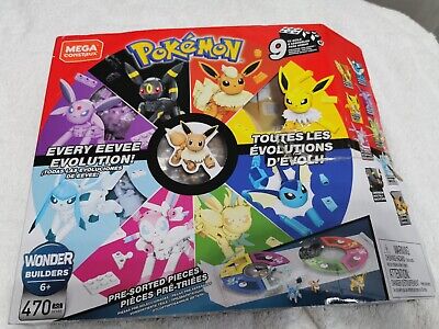 Mega Construx Pokemon Every Eevee Evolution Building Set