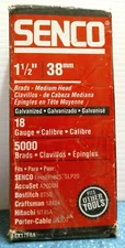 Senco 1-1/2" Galvanized Brad Nails 18 Ga. (AX17EAA) FS
