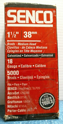 Senco 1-1/2'' Galvanized Brad Nails 18 Ga. (AX17EAA) FS