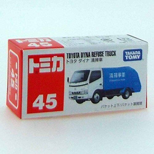 TAKARA TOMY TOMICA Nr. 45 Toyota Dyna Müllwagen (Box) NEU aus Japan Kostenloser Versand - Bild 2 von 2