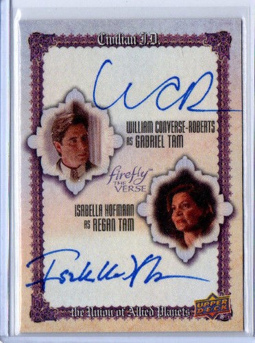 Firefly The Verse - Autograph Sketch & Patch Card Selection NM Upper Deck 2015 - Picture 15 of 21
