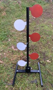 ar500 a36 2x4 dueling target stand complete steel kit tree