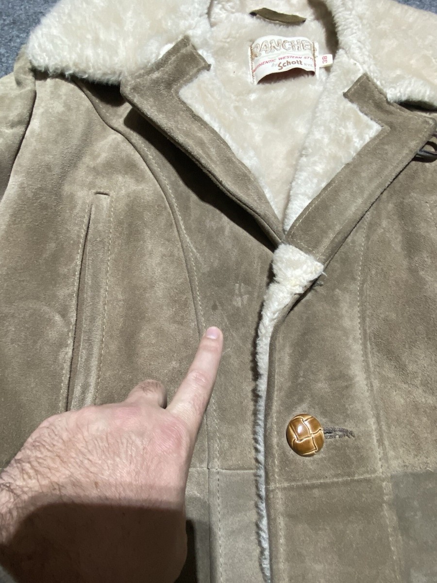 Schott RANCHER アメリカ製 スエードジャケット Size 38 ショット SCHOTT RANCHER SUEDE LEATHER JACKET スエード レザー