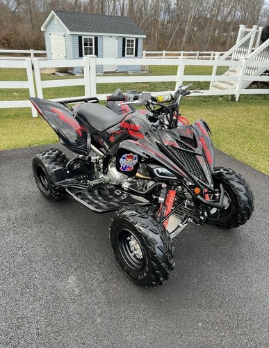 yamaha Raptor 700 700R graphics kit 2013 2014 2017 to 2023 decals stickers atv - Picture 5 of 7