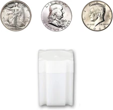 Half Dollar Tube - Each Tube Holds 20Ea Walking Liberty, Franklin, and Kennedy H