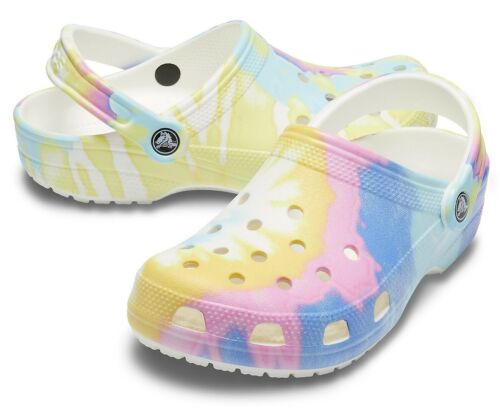 Crocs Classic Clogs Pastel Tie-Dye J3 - Picture 1 of 1