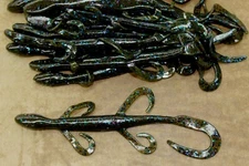 6" Pro Lizard Creature Bait Tilapia Plastic 50 pack bulk Bass Plastics