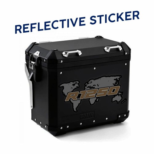 Reflective Sticker Suitcase Bmw Alu R 1250 Gs Adventure Rs 001 Exclusive Black Ebay