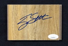 Terry Stotts Portland Trail Blazers Signed 3.5x5 Floorboard JSA Authenticated