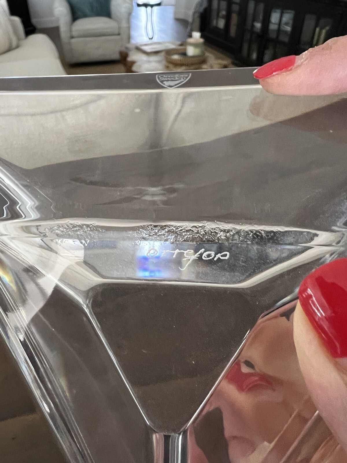 Orrefors Crystal Triangle Dish | eBay