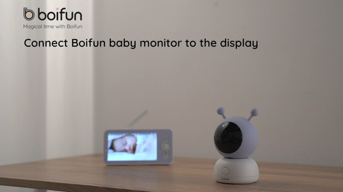 5" 1080p WiFi Baby Monitor Via Screen and App Control, Video Record & Playback - Video 1 of 1