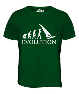 WINDSURFEN EVOLUTION DES MENSCHEN HERREN T-SHIRT TEE SHIRT XS S M L XL 2XL 3XL