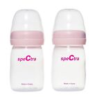 Wide Neck Baby Bottles -Compatible with Spectra Breast Milk Pump Flanges 2 pack