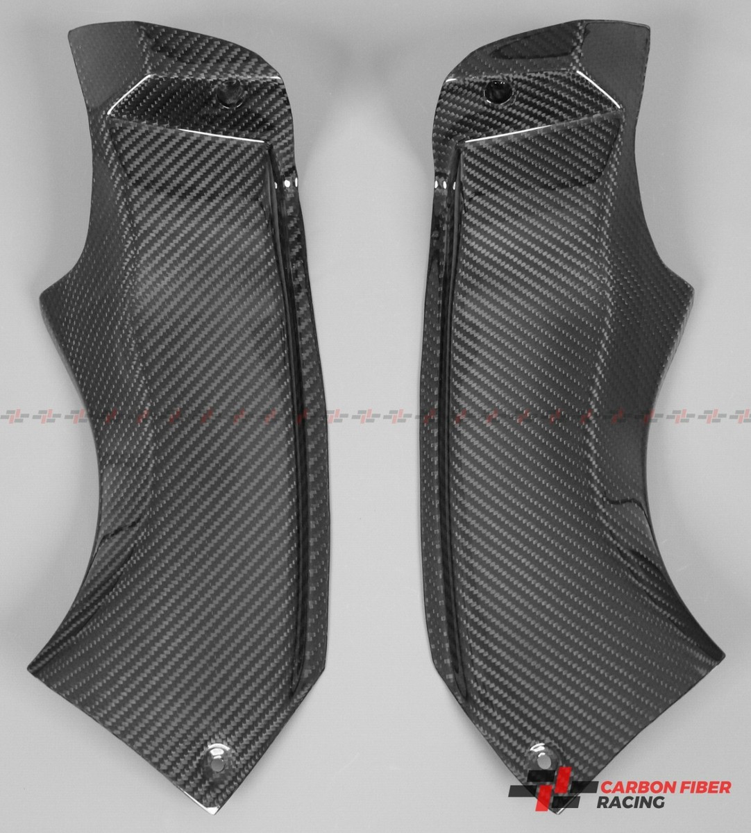 。 2003-2004 Kawasaki Ninja ZX-6R Side Panels - 100% Carbon